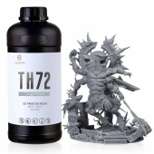 Фотополимерная смола Resione TH72 Tough Matte модельная, серая матовая (1 кг)