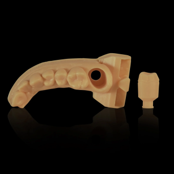 Фотополимерная смола Resione D01 Dental Model термостойкая, оранжевая (1 кг) Фотополимерная смола Resione D01 Dental Model термостойкая, оранжевая (1 кг)