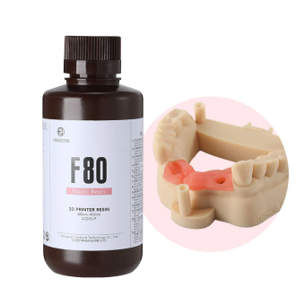 Фотополимерная смола Resione F80 Flex Dental Gum гибкая, цвет десны (0.5 кг) Фотополимерная смола Resione F80 Flex Dental Gum гибкая, цвет десны (0.5 кг)