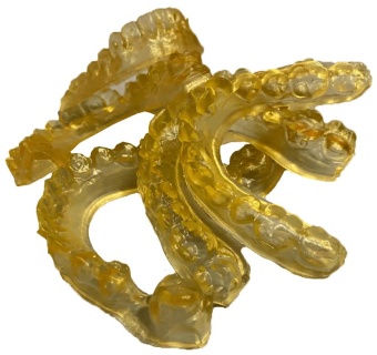 Фотополимерная смола HARZ Labs Dental Yellow Clear Pro, желтый прозрачный (0,5 кг)