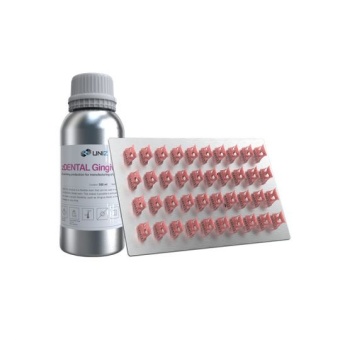 Фотополимерная смола Uniz zDental Gingiva десневая, розовая (0.5 кг)