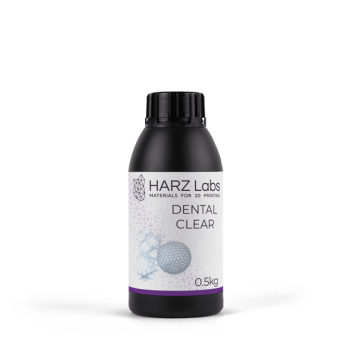 Фотополимерная смола HARZ Labs Dental Clear, прозрачный (0,5 кг) Фотополимерная смола HARZ Labs Dental Clear, прозрачный (0,5 кг)