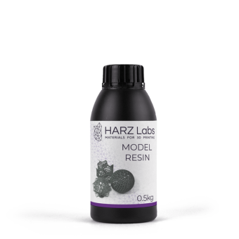 Фотополимерная смола HARZ Labs Model Resin, серый (0,5 кг)