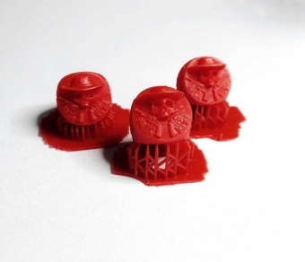 Фотополимерная смола FunToDo Castable Blend NXT GEN литьевой, красный (250 гр)