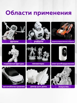 Фотополимерная смола Resione Anti-impact Durable Nylon-like нейлон, черная (1 кг) Фотополимерная смола Resione Anti-impact Durable Nylon-like нейлон, черная (1 кг)