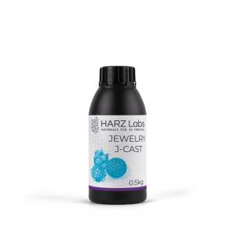 Фотополимерная смола HARZ Labs J-Cast, голубой (0,5 кг)