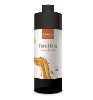 Фотополимерная смола Graphy Flexible Denture Base Tera Harz TFDH, розовая