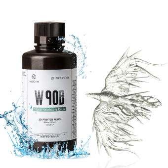 Фотополимерная смола Resione W90B Water Washable водосмываемая, прозрачная  (0.5 кг) Фотополимерная смола Resione W90B Water Washable водосмываемая, прозрачная  (0.5 кг)
