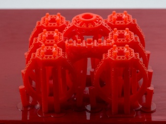 Фотополимерная смола FunToDo Castable Blend NXT GEN литьевой, красный (1 кг)