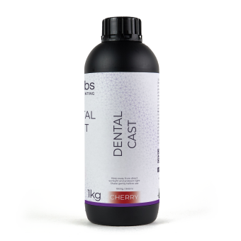 Фотополимерная смола HARZ Labs Dental Cast Cherry, вишневый (1 кг)