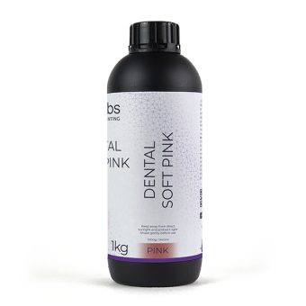 Фотополимерная смола HARZ Labs Dental Pink Soft, розовый (1 кг)
