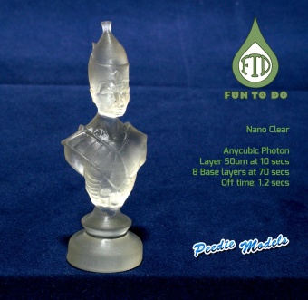 Фотополимерная смола FunToDo Nano Clear, прозрачный (250 гр) Фотополимерная смола FunToDo Nano Clear, прозрачный (250 гр)