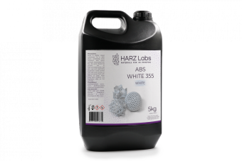 Фотополимерная смола HARZ Labs ABS White 355 nm, белый (5 кг)