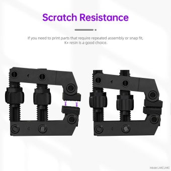 Фотополимерная смола Resione K+ Tough ABS прочная, черная (1 кг)