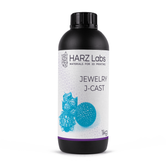 Фотополимерная смола HARZ Labs J-Cast, голубой (1 кг)