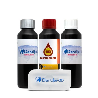 Комплект фотополимерной смолы FunToDo Dentifix Sample Pack (MSH/MGH/CB)