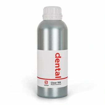 SMOLA Dental Clear 16K водосмываемый фотополимер, прозрачный (1 кг) SMOLA Dental Clear 16K водосмываемый фотополимер, прозрачный (1 кг)