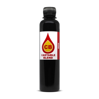 Фотополимерная смола FunToDo Castable Blend NXT GEN литьевой, красный (250 гр)