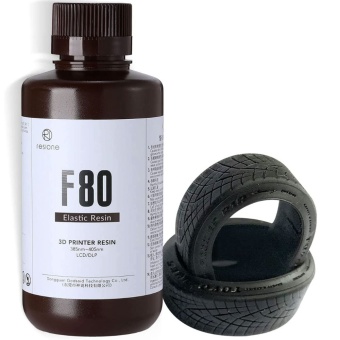 Фотополимерная смола Resione F80 Flex гибкая, черная (0.5 кг) Фотополимерная смола Resione F80 Flex гибкая, черная (0.5 кг)