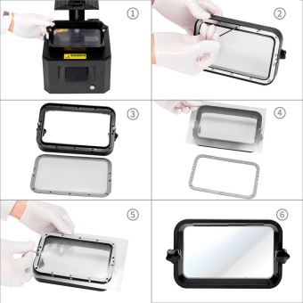 Комплект FEP-пленок SMOLA А4 для 3D принтера (210x297 мм, 100 мкм, 3 шт)