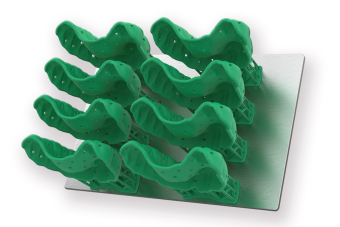 Фотополимерная смола Uniz zDental Tray оттискная ложка, зеленая (0.5 кг)