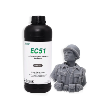Фотополимерная смола LITLIQ EC51 ABS прочная, серая (1 кг) Фотополимерная смола LITLIQ EC51 ABS прочная, серая (1 кг)