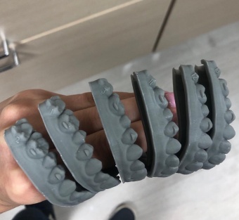 Фотополимерная смола FunToDo Dentifix-3D Modelling LR для SLA, серый (250 гр)