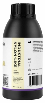 Фотополимерная смола HARZ Labs Industrial Nylon-like, желтый светлый (0.5 кг)