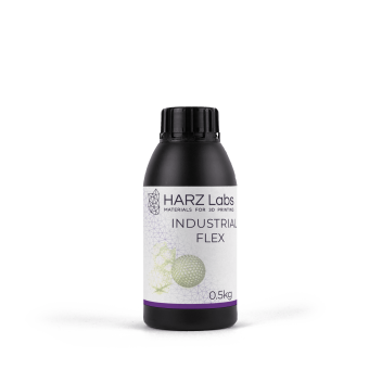 Фотополимерная смола HARZ Labs Industrial Flex, натуральный прозрачный (0,5 кг)
